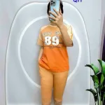 Đồ bộ quần lửng  áo tay ngắn in số 89