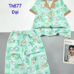 Đồ bộ quần ngố mango pijama có túi trước in nhiều hình