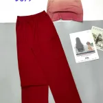 Đồ bộ tăm lạnh quần dài áo cổ tròn tay ngắn in chữ YAJ9