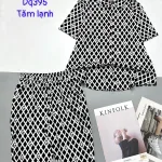 Đồ bộ tăm lạnh quần ngố áo sơ mi nhiều hoạ tiết