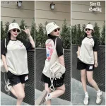 Đồ bộ thun cotton quần đùi áo tay ngắn in hình mèo kitty