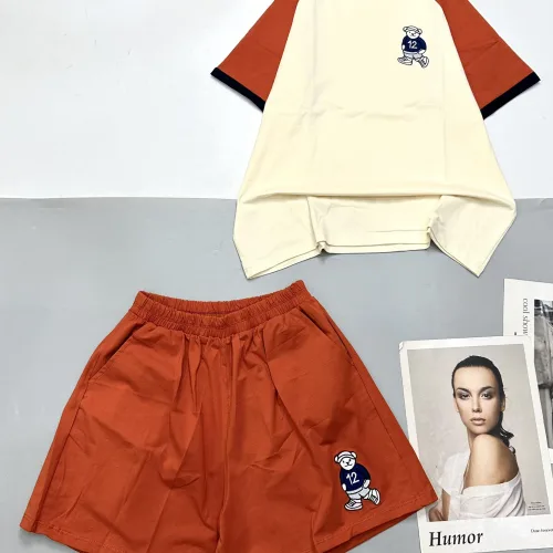 Đồ bộ thun nữ quần đùi áo tay ngắn in hình chú chó gấu nhỏ