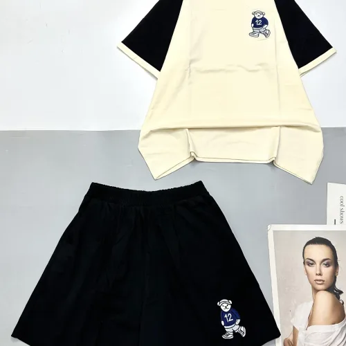 Đồ bộ thun nữ quần đùi áo tay ngắn in hình chú chó gấu nhỏ