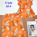 Đồ bộ tonl  quần lửng áo sát nách bèo in hình con vật