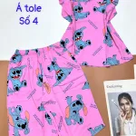 Đồ bộ tonl  quần lửng áo sát nách bèo in hình con vật