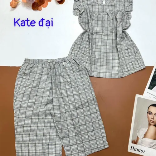 Đồ bộ vải kate form đại quần lửng áo sát nách bèo
