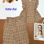 Đồ bộ vải kate form đại quần lửng áo sát nách bèo