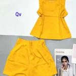 Đồ bộ vải kate mặc nhà  áo sách nách trơn