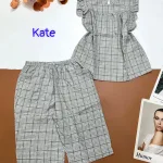 Đồ bộ vải kate quần lửng áo sát nách bèo