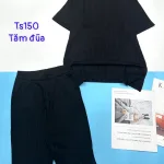 Đồ bộ vải tăm đũa quần lửng áo tay ngắn trơn