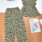 Đồ bộ vải tole áo sát nách quần lửng nhiều hoạ tiết size l