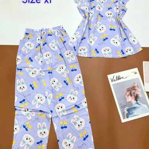 Đồ bộ vải tole áo sát nách quần lửng nhiều hoạ tiết size xl