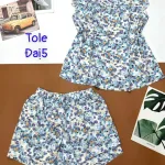 Đồ bộ vải tole số 5 quần đùi áo sát nách bèo