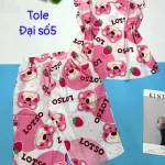 Đồ bộ vải tole số 5 quần lửng áo sát nách bèo nhiều hoạ tiết và thú