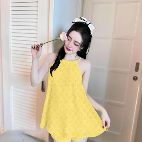 Đồ bộ vải tonl áo hai dây phủ quần