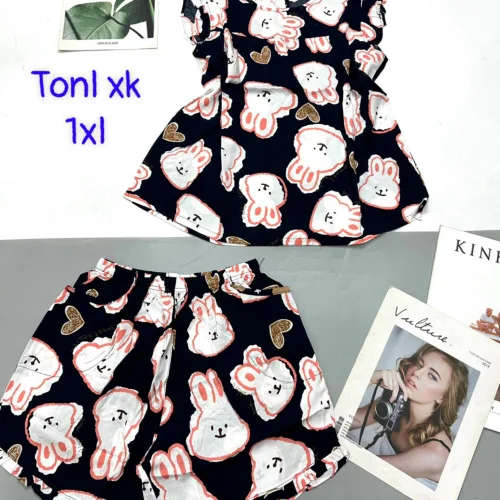 Đồ bộ vải tonl form lớn quần đùi áo sát nách