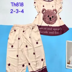 Đồ bộ vải tonl quần lửng áo sát nách bèo in nhiều hình