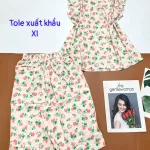 Đồ bộ vải tonl size xl quần lửng áo sát nách bèo