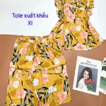 Đồ bộ vải tonl size xl quần lửng áo sát nách bèo