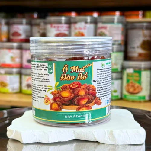 Ô Mai Đào Bổ Thơm Ngon Mini 250g - Hộp Pet
