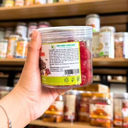 Ô Mai Mận Cơm Mini Thơm Ngon 250g - Hũ Pet