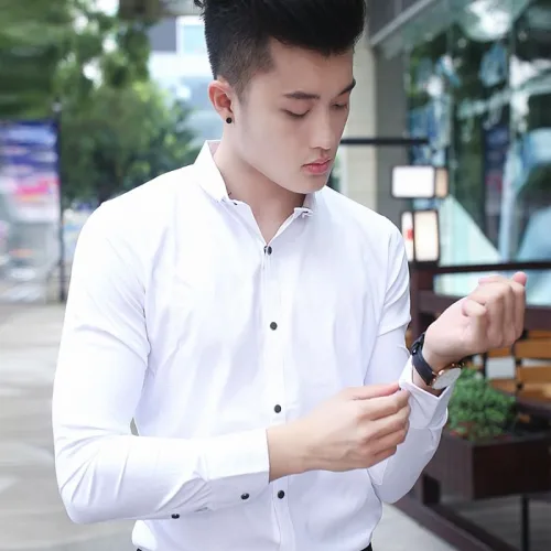 Phái mạnh siêu lịch lãm với cách chọn áo sơ mi nam trắng