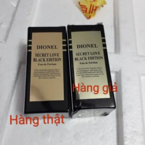 Phân biệt thật giả nước hoa Vùng Kín Dionel Secret Love 5ml