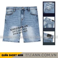Quần Jean Short Nam Form Slim-fit Old Sailor - 7016