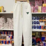 Quần jogger nữ đũi xước kết logo tam giác