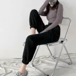 Quần jogger nữ suông rộng 2 màu