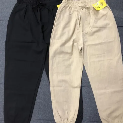 Quần jogger nữ vải kaki xước