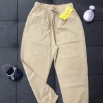 Quần jogger nữ vải kaki xước