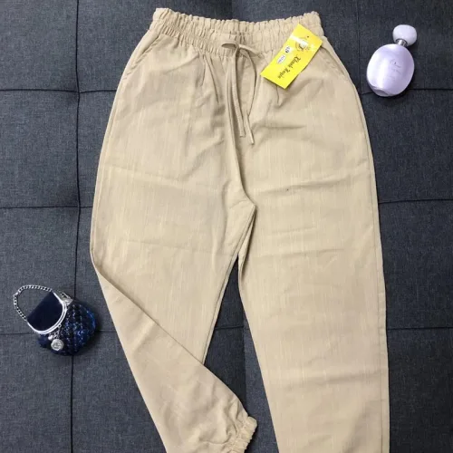 Quần jogger nữ vải kaki xước