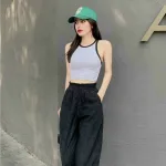 Quần Nữ ống suông vải nhung tăm