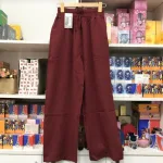 Quần ống rộng vải kaki xược