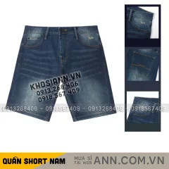 Quần Short Jeans Nam Denim Nam Diagonal Old Sailor - 7186