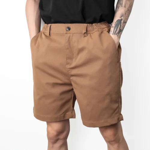 Quần Short Lưng Thun Nam Chất Liệu Lụa Chống Ngăn Dày Dặn Mặc Mát (Size Từ 50-85kg)