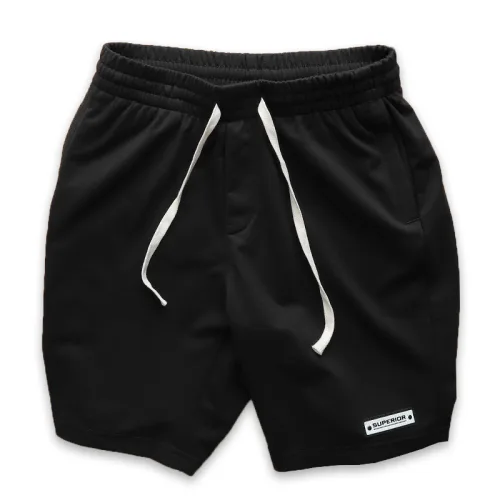Quần Short Thun Nam Phối Tag Chữ Superior