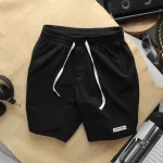 Quần Short Thun Nam Phối Tag Chữ Superior
