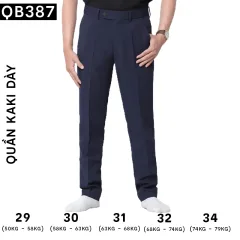 Quần Tây Nam Màu Xanh Đen