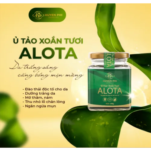 Relax cuối tuần với mặt nạ từ tảo biển nguyên chất ALOTA Huyền Phi Cosmetics