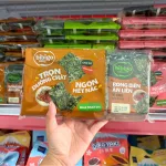 Rong Biển Ăn Liền Bibigo Gồm 4 Vị (Truyền Thống, Dầu Mè, Muối Hồng, BBQ) - 1 Lốc 3 Gói