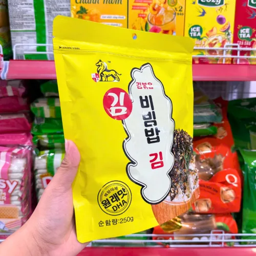Rong Biển Rắc Cơm Canxi Zala Hàn Quốc 250g - Bịch Vàng