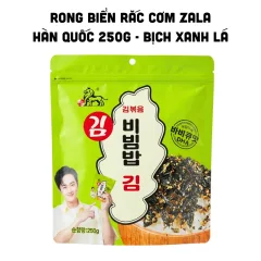 Rong Biển Rắc Cơm Canxi Zala Hàn Quốc 250g - Bịch Xanh Lá