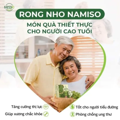 Rong nho Namiso – món quà thiết thực cho người cao tuổi