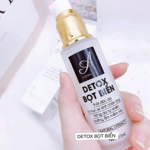 Sạch mụn và trắng sáng da với Detox Bọt Biển