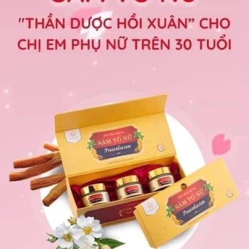 Sâm tố nữ Collagen Puecolazen - viên uống đẹp da - ngăn ngừa lão hóa