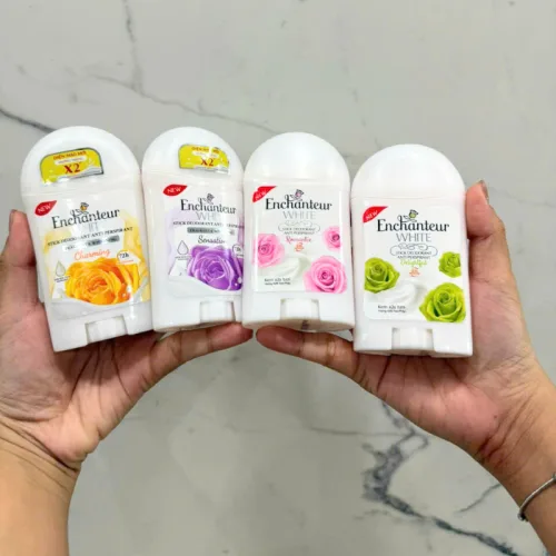 Sáp Khử Mùi Enchanteur White Charming 40g - Sáp Khử Mùi Hương Nước Hoa Pháp