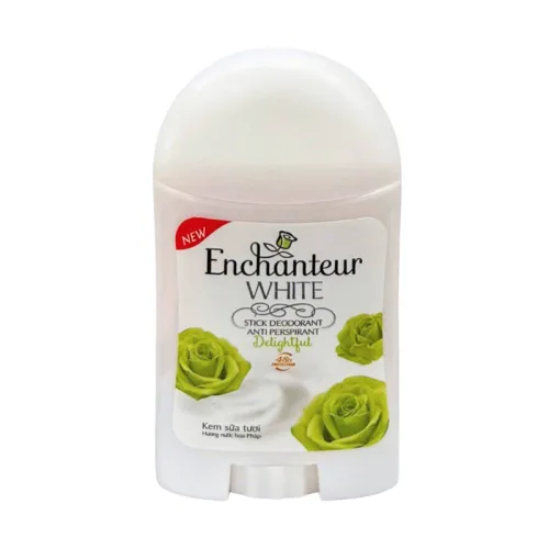 Sáp Khử Mùi Enchanteur White Delightful 40g - Sáp Khử Mùi Hương Nước Hoa Pháp