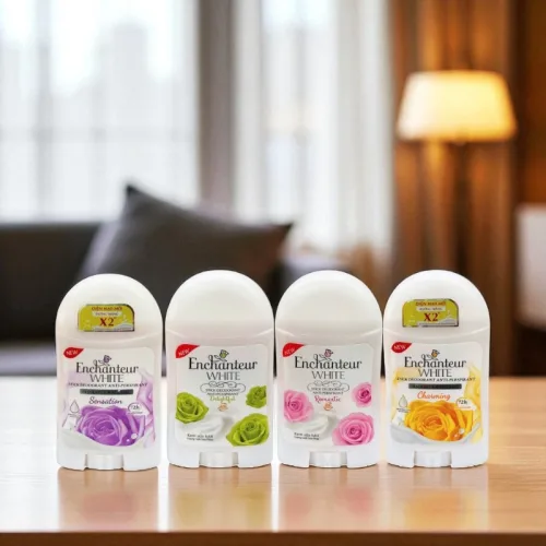 Sáp Khử Mùi Enchanteur White Delightful 40g - Sáp Khử Mùi Hương Nước Hoa Pháp
